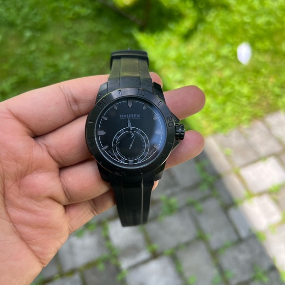 HAUREX WATCH MENS MADE IN ITALY  SWISS MOVEMENT watch black - Picture 11 of 11
